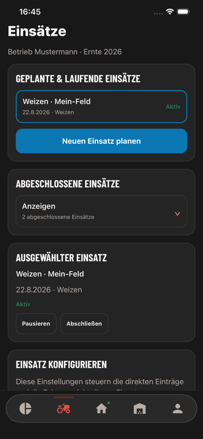 Einsätze einfach organisieren